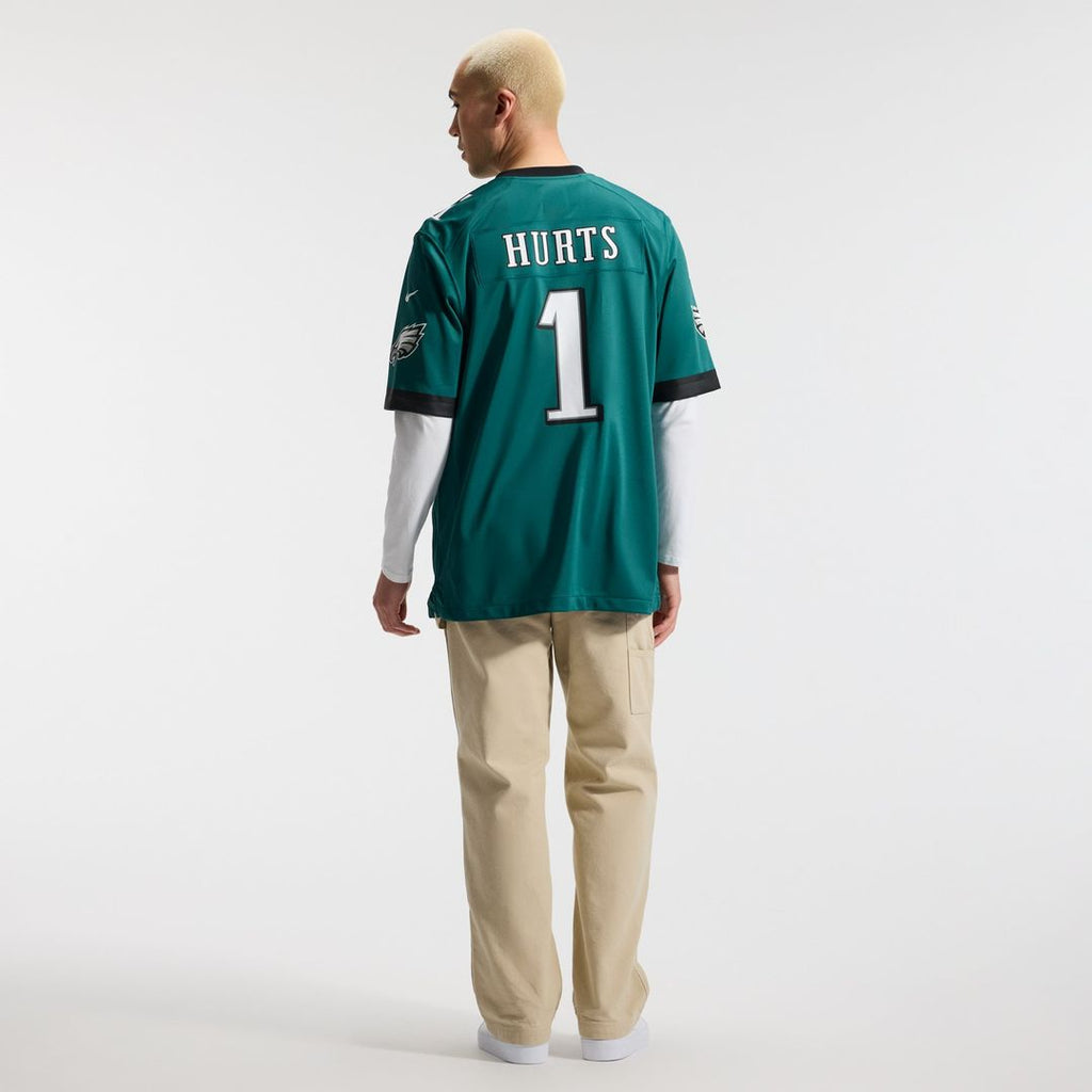 Philadelphia Eagles Jalen Hurts Nike Midnight Green Game Jersey