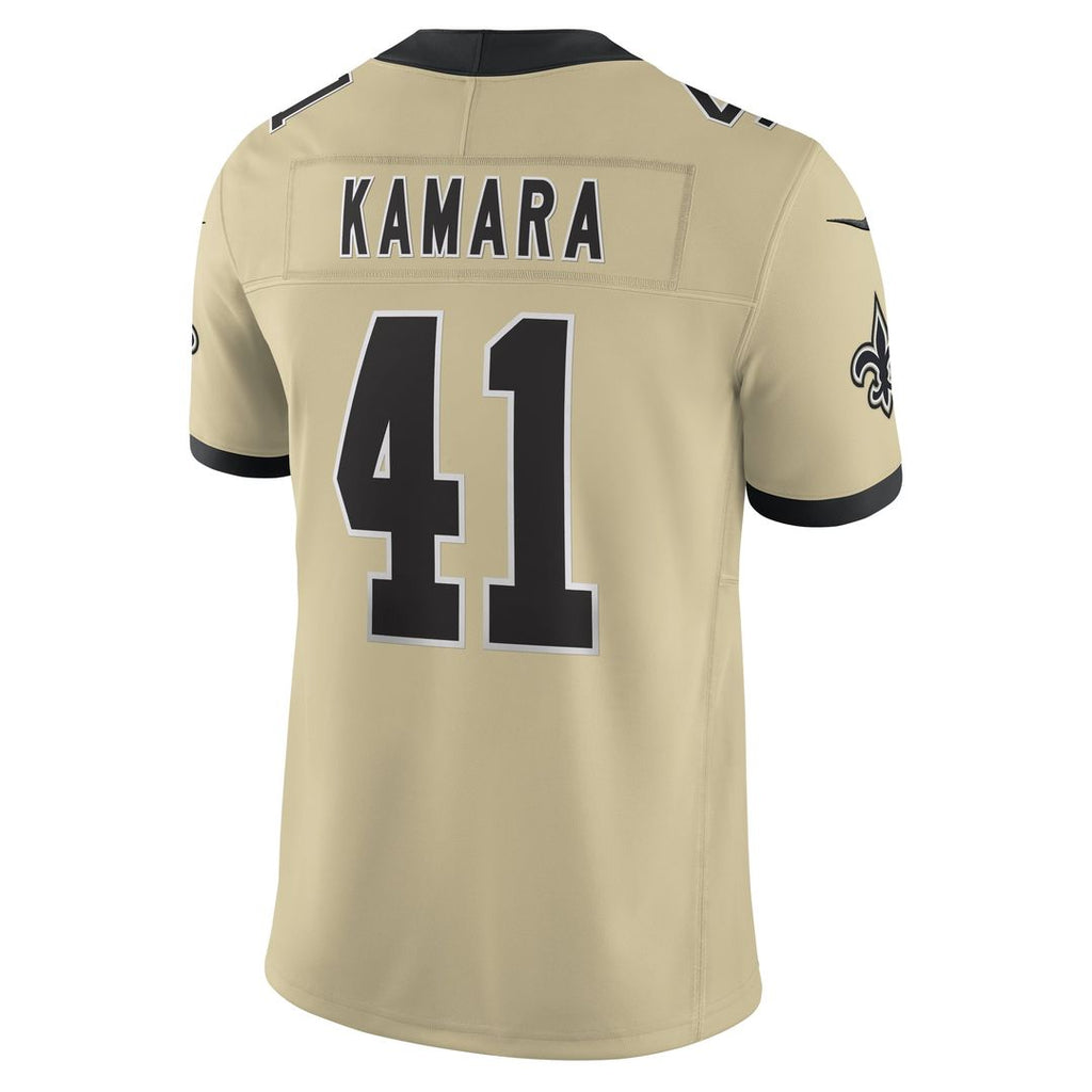 New Orleans Saints Alvin Kamara Nike Black Vapor FUSE Limited Jersey