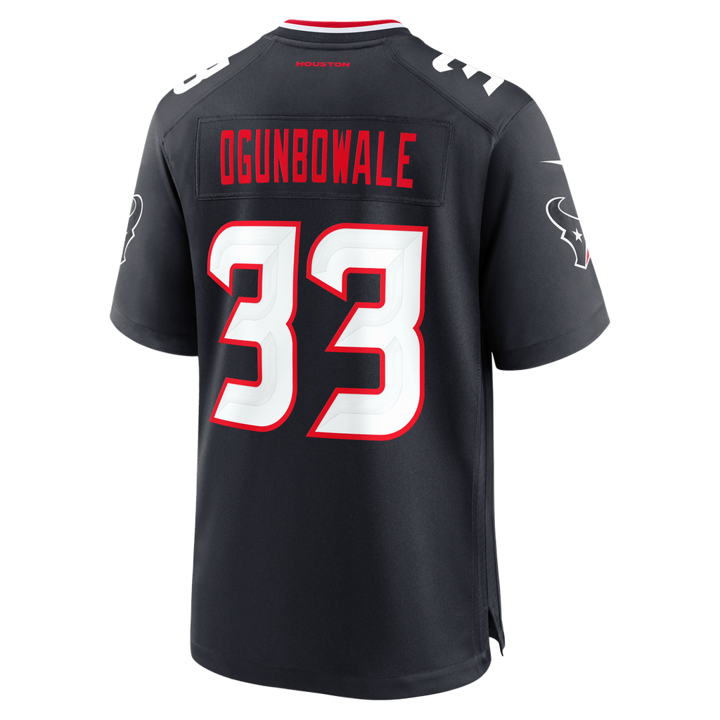 Houston Texans Dare Ogunbowale Nike Navy Game Jersey