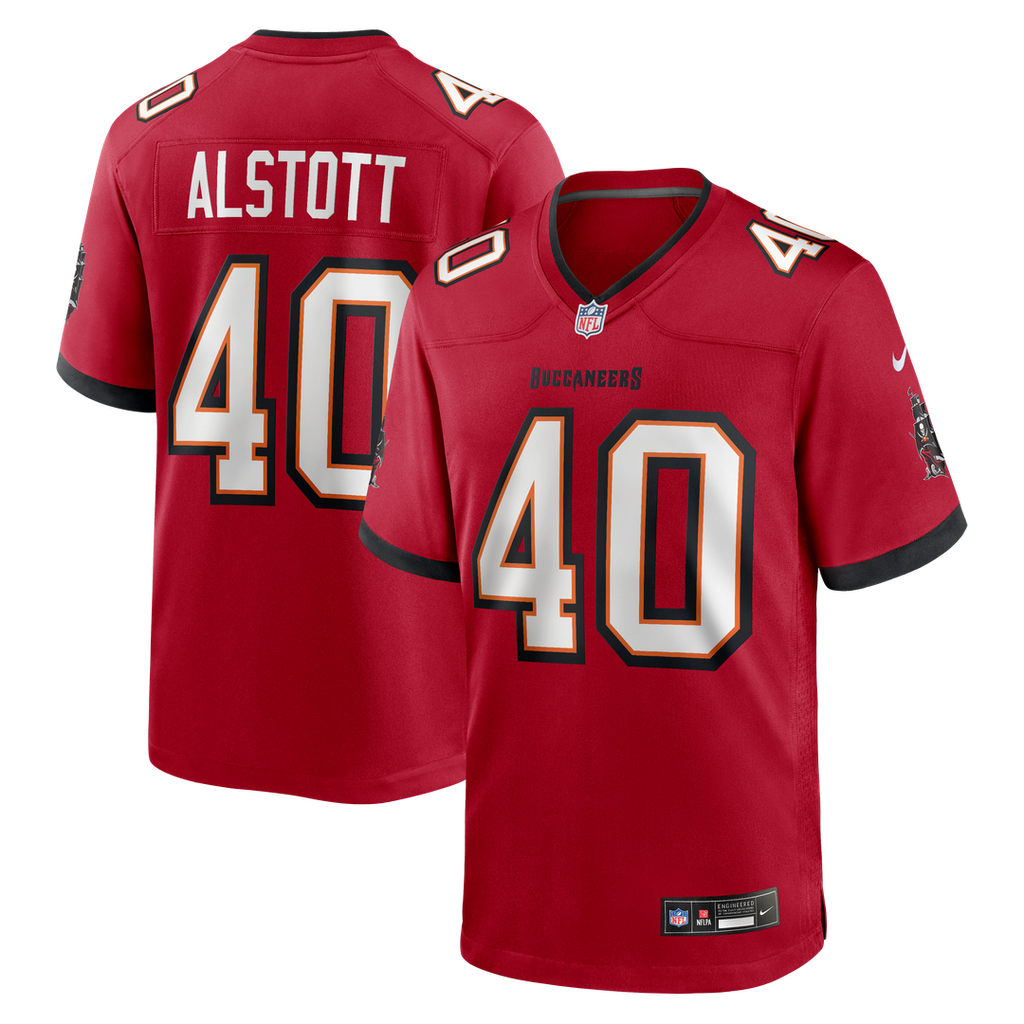Tampa Bay Buccaneers Mike Alstott Nike Red Retired Game Jersey