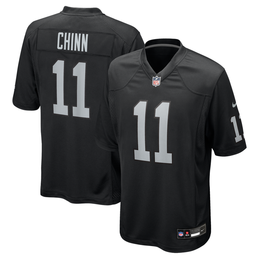 Las Vegas Raiders Jeremy Chinn Nike Black Game Jersey