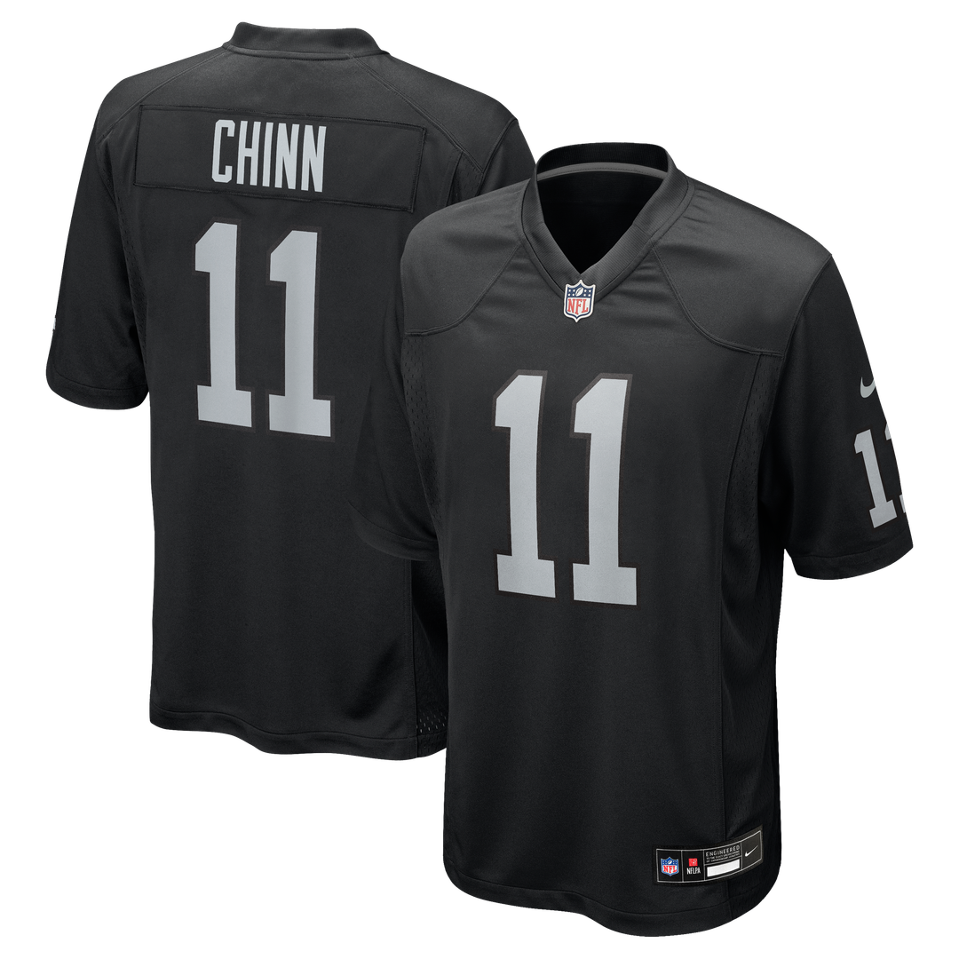 Las Vegas Raiders Jeremy Chinn Nike Black Game Jersey