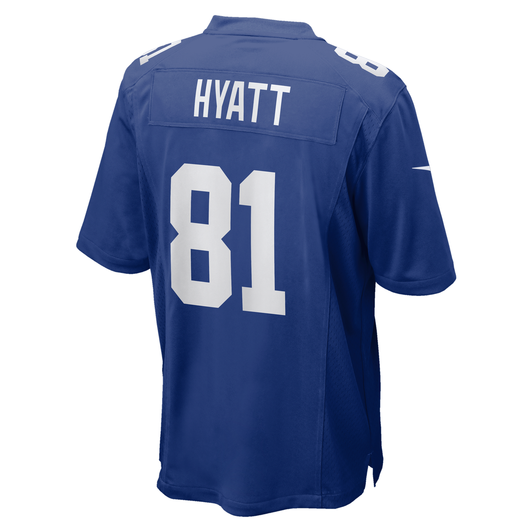 New York Giants Jalin Hyatt Nike Royal Game Jersey