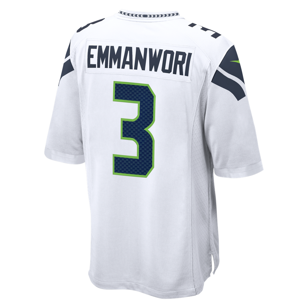Seattle Seahawks Nick Emmanwori Nike White Game Jersey