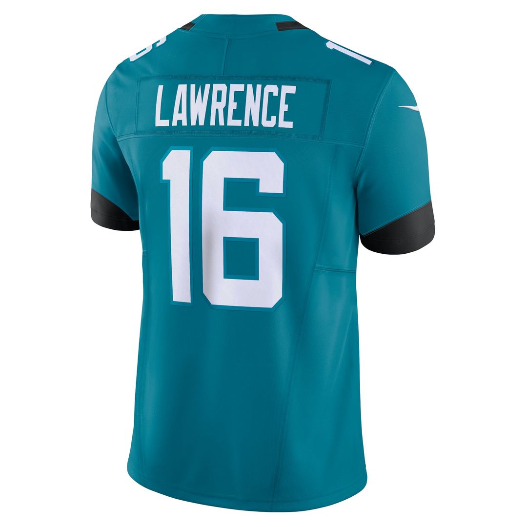 Jacksonville Jaguars Trevor Lawrence Nike Teal Vapor FUSE Limited Jersey