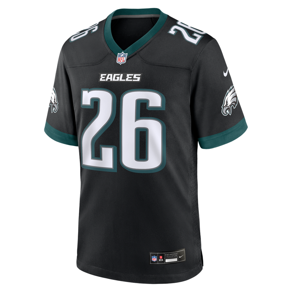Philadelphia Eagles Saquon Barkley Nike Midnight Green Game Jersey