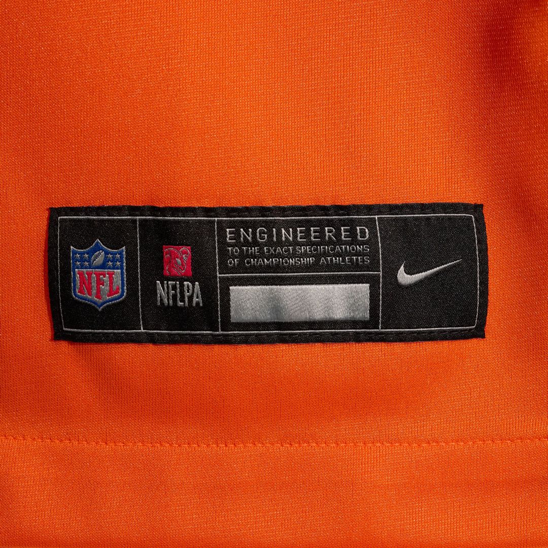 Denver Broncos Jahdae Barron Nike Orange Game Jersey