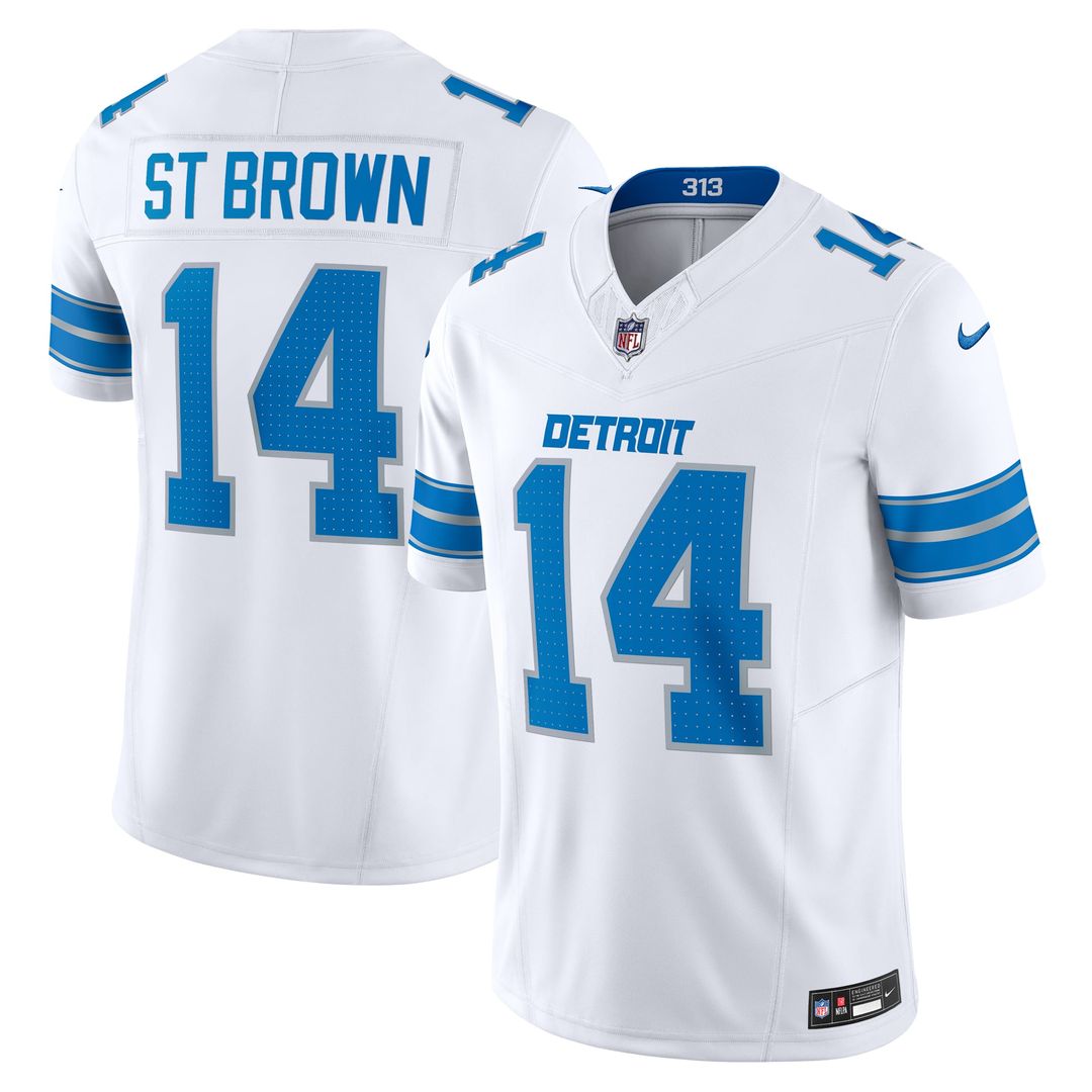 Detroit Lions Amon - Ra St. Brown Nike Blue Vapor FUSE Limited Jersey