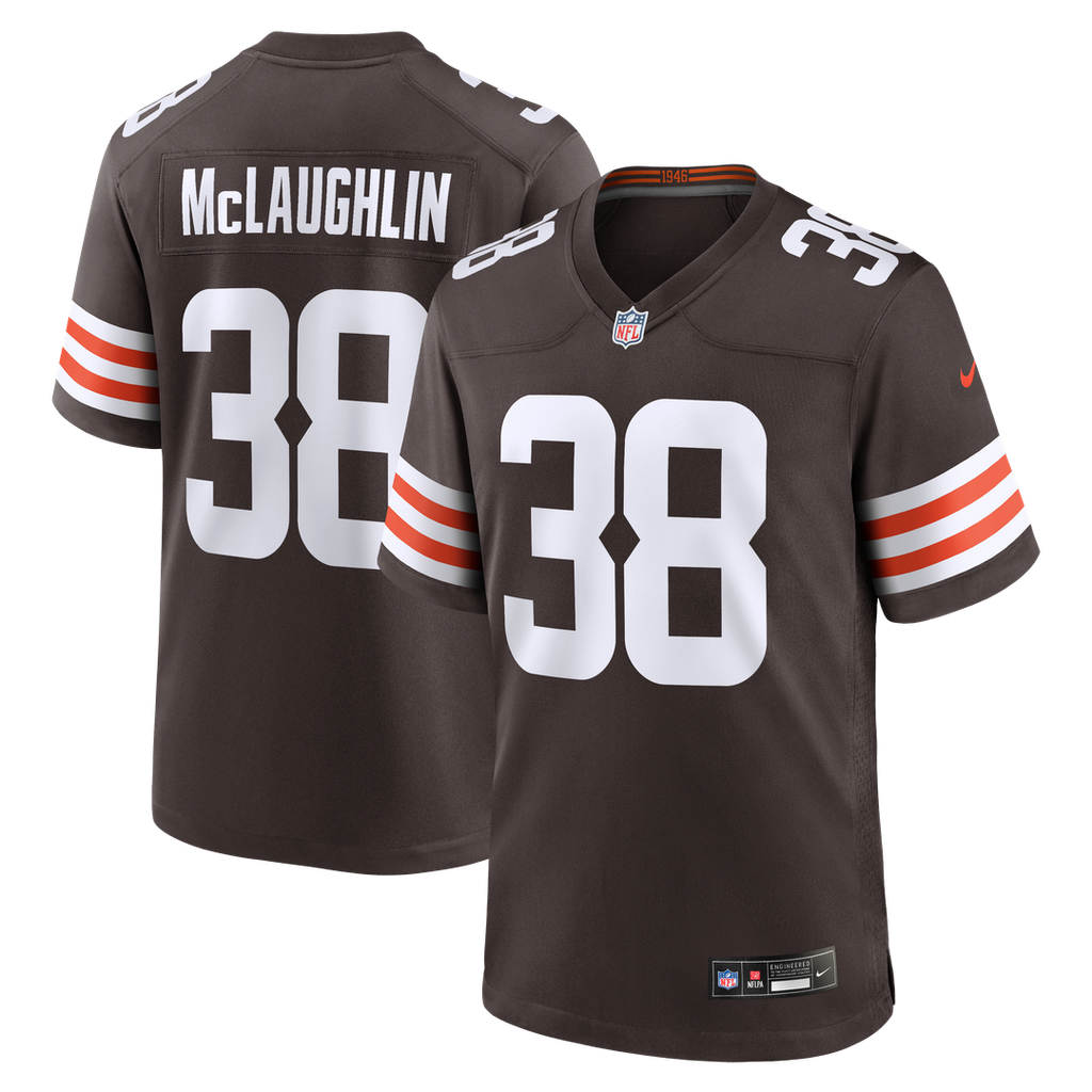 Cleveland Browns Jaleel McLaughlin Nike Brown Game Jersey