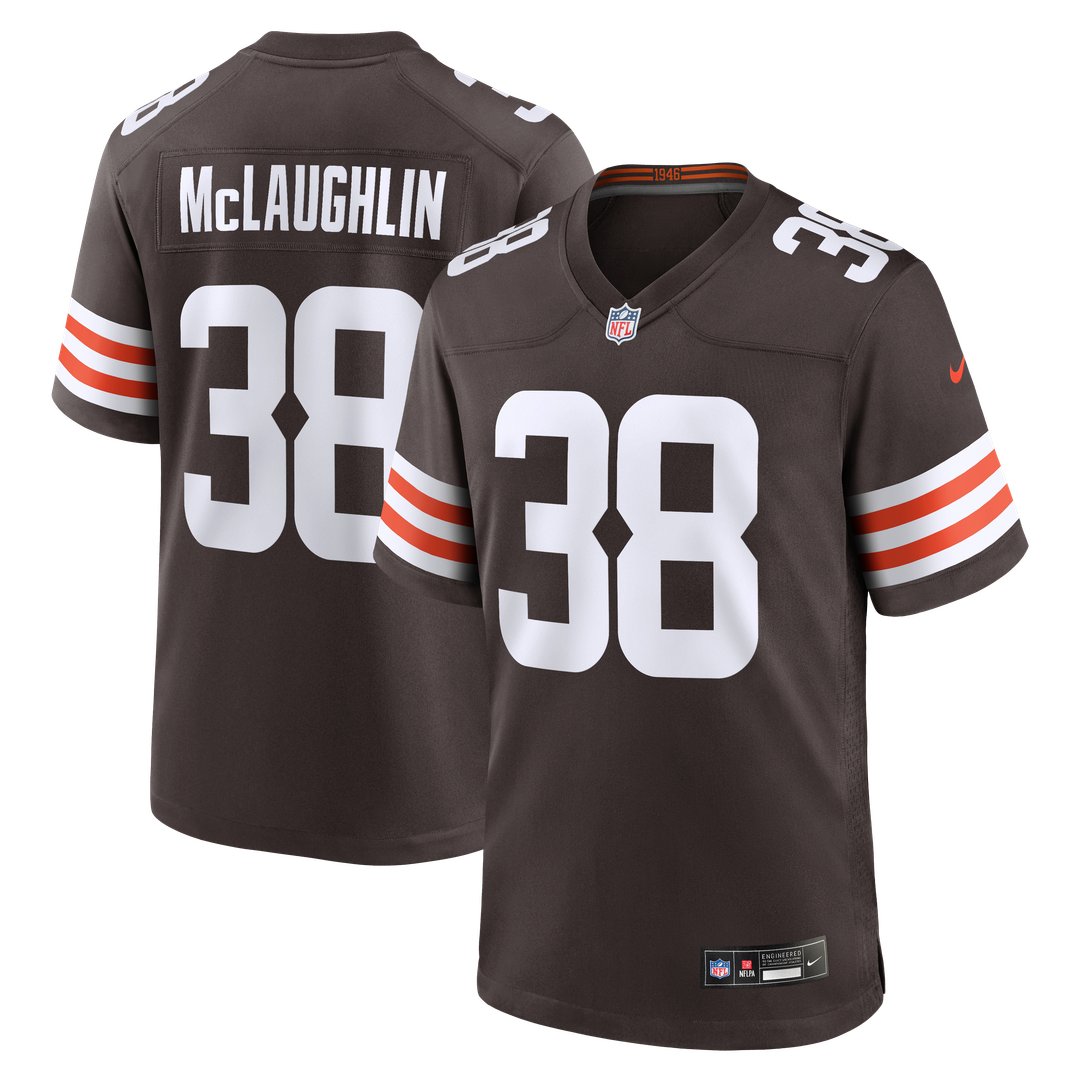 Cleveland Browns Jaleel McLaughlin Nike Brown Game Jersey