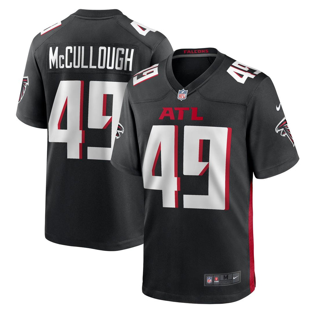 Atlanta Falcons Liam McCullough Nike Black Game Jersey