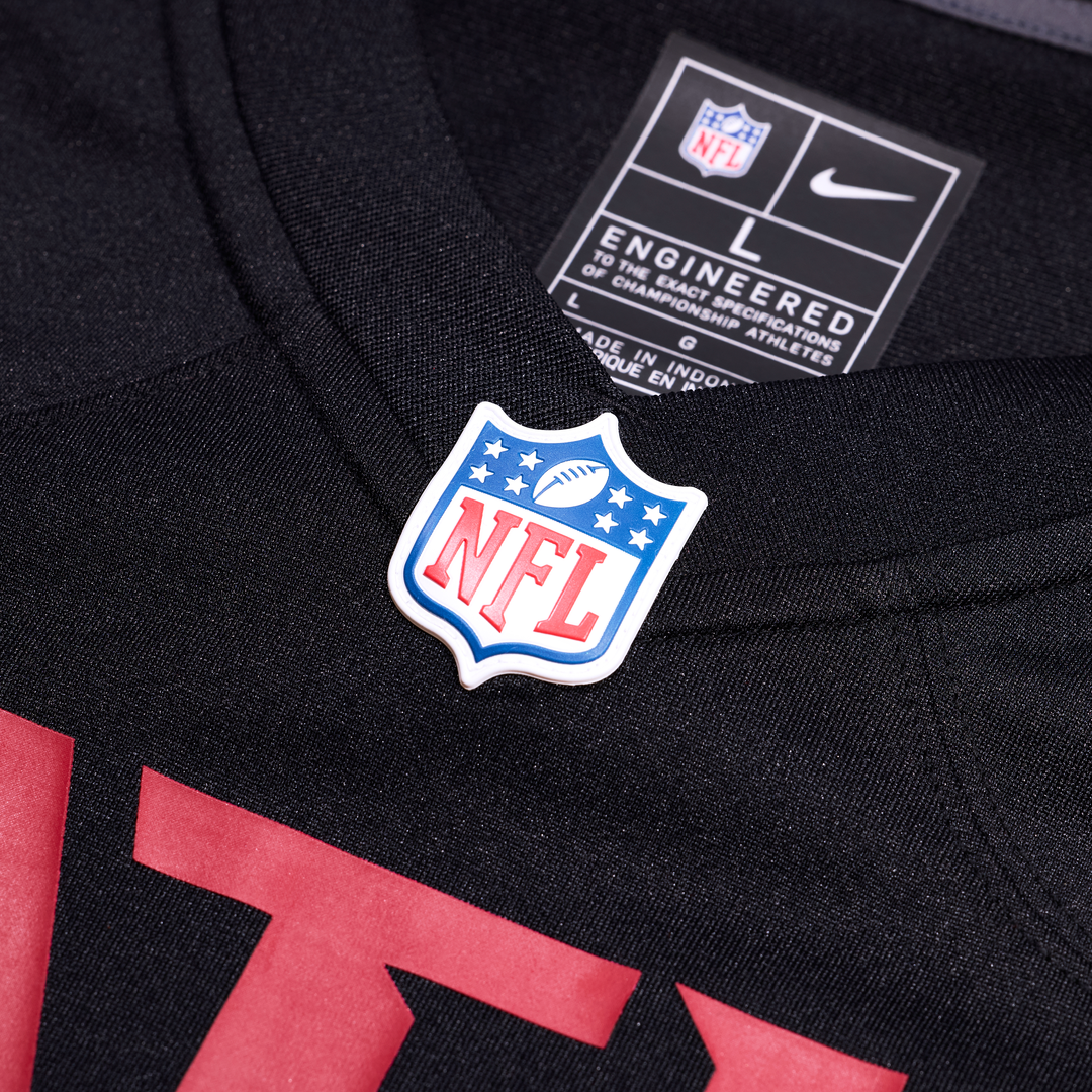 Atlanta Falcons Nathan Carter Nike Black Game Jersey