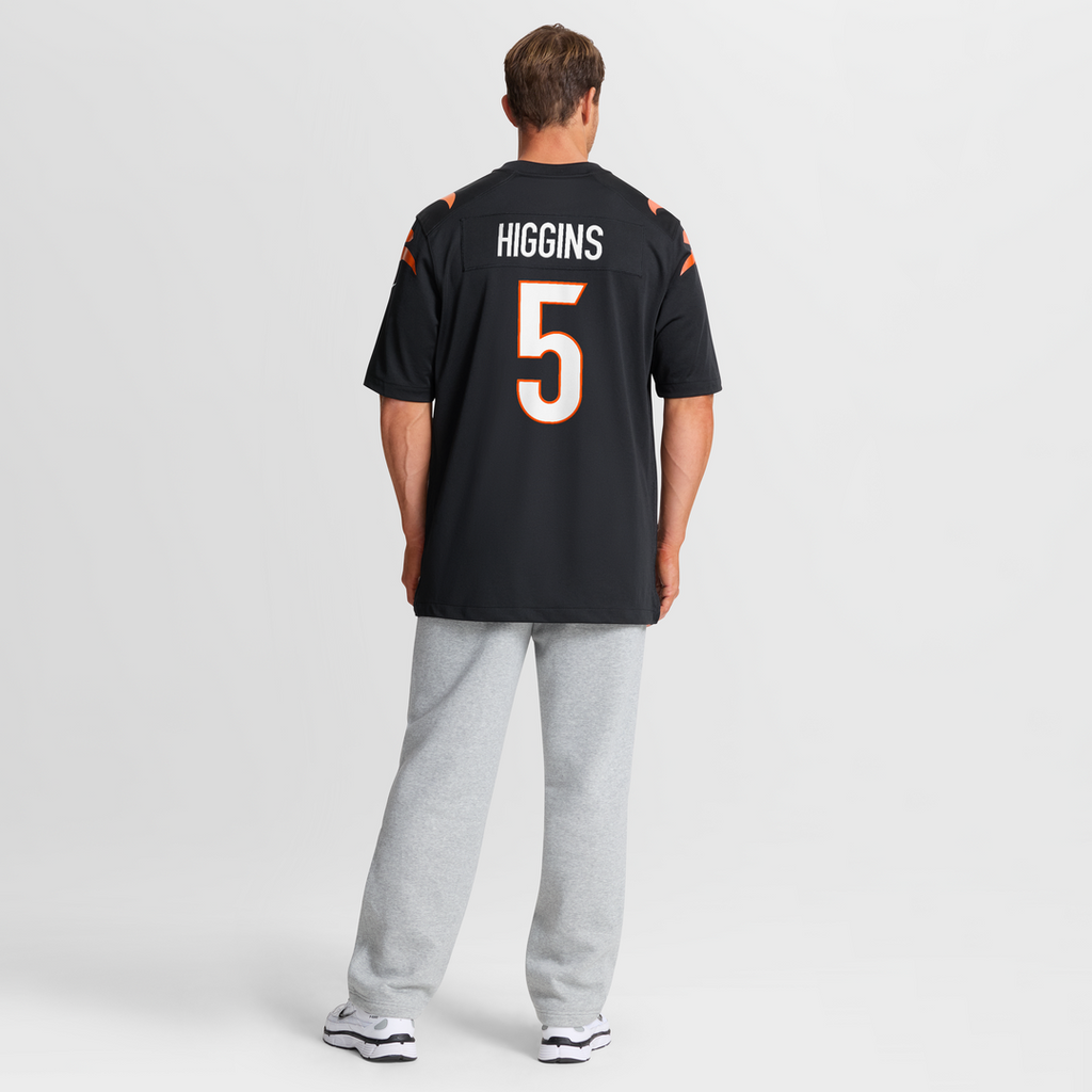 Cincinnati Bengals Tee Higgins Nike Black Game Jersey