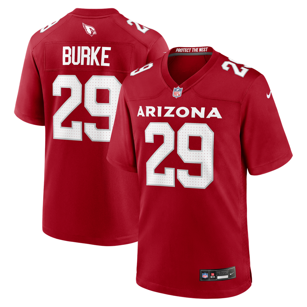 Arizona Cardinals Denzel Burke Nike Cardinal Game Jersey