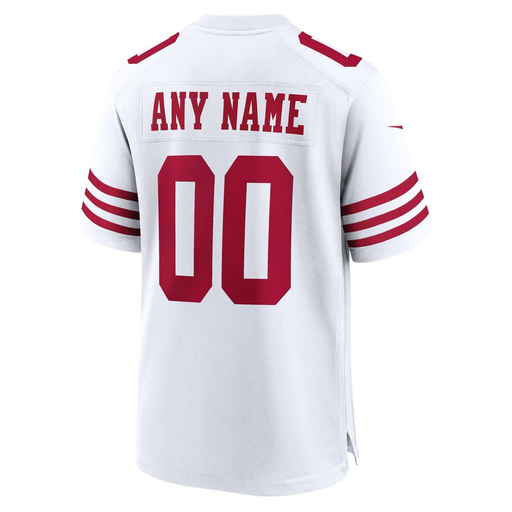 San Francisco 49ers Nike Scarlet 80th Anniversary Alternate Custom Jersey