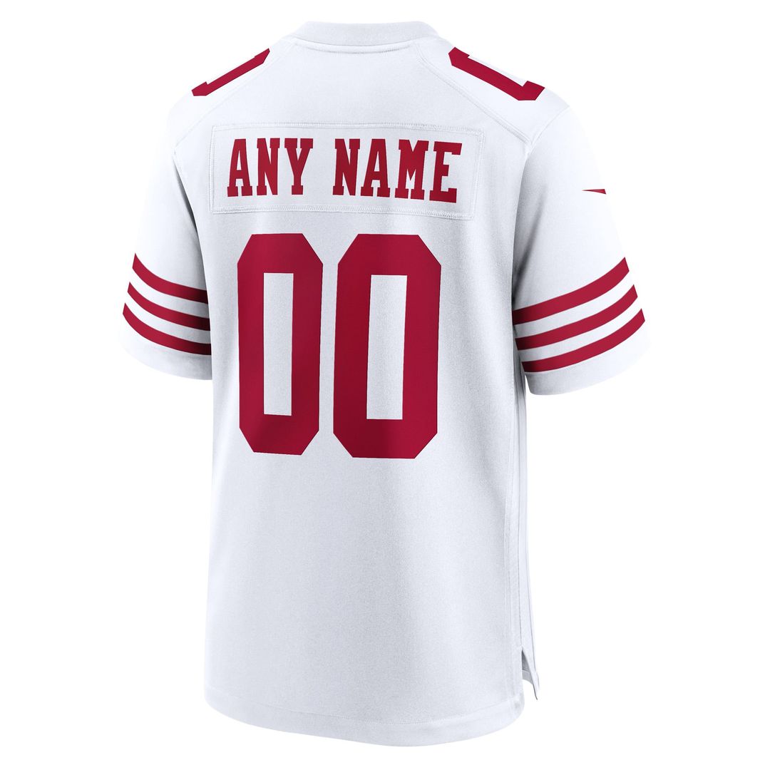 San Francisco 49ers Nike Scarlet 80th Anniversary Alternate Custom Jersey