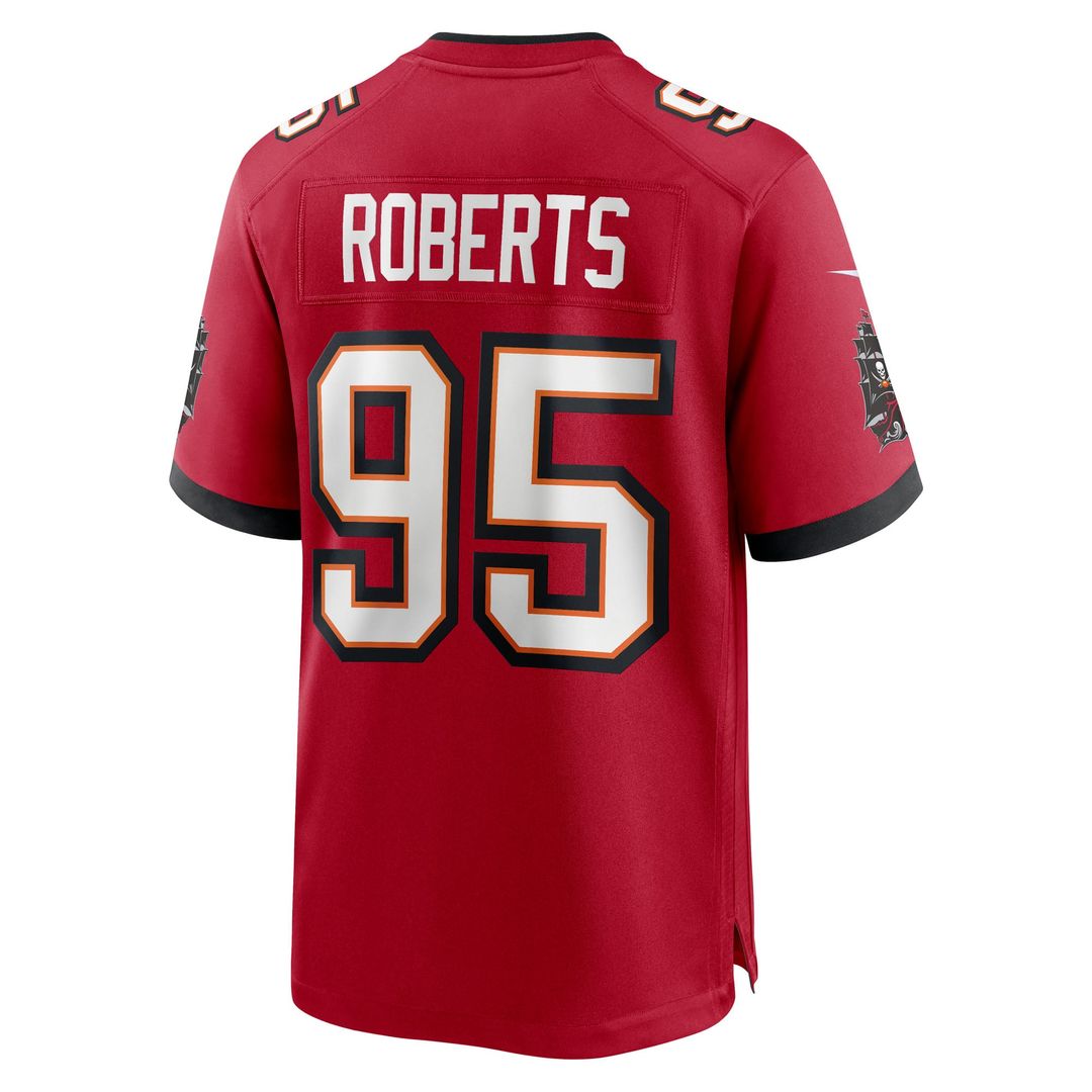 Tampa Bay Buccaneers Elijah Roberts Nike Red Game Jersey