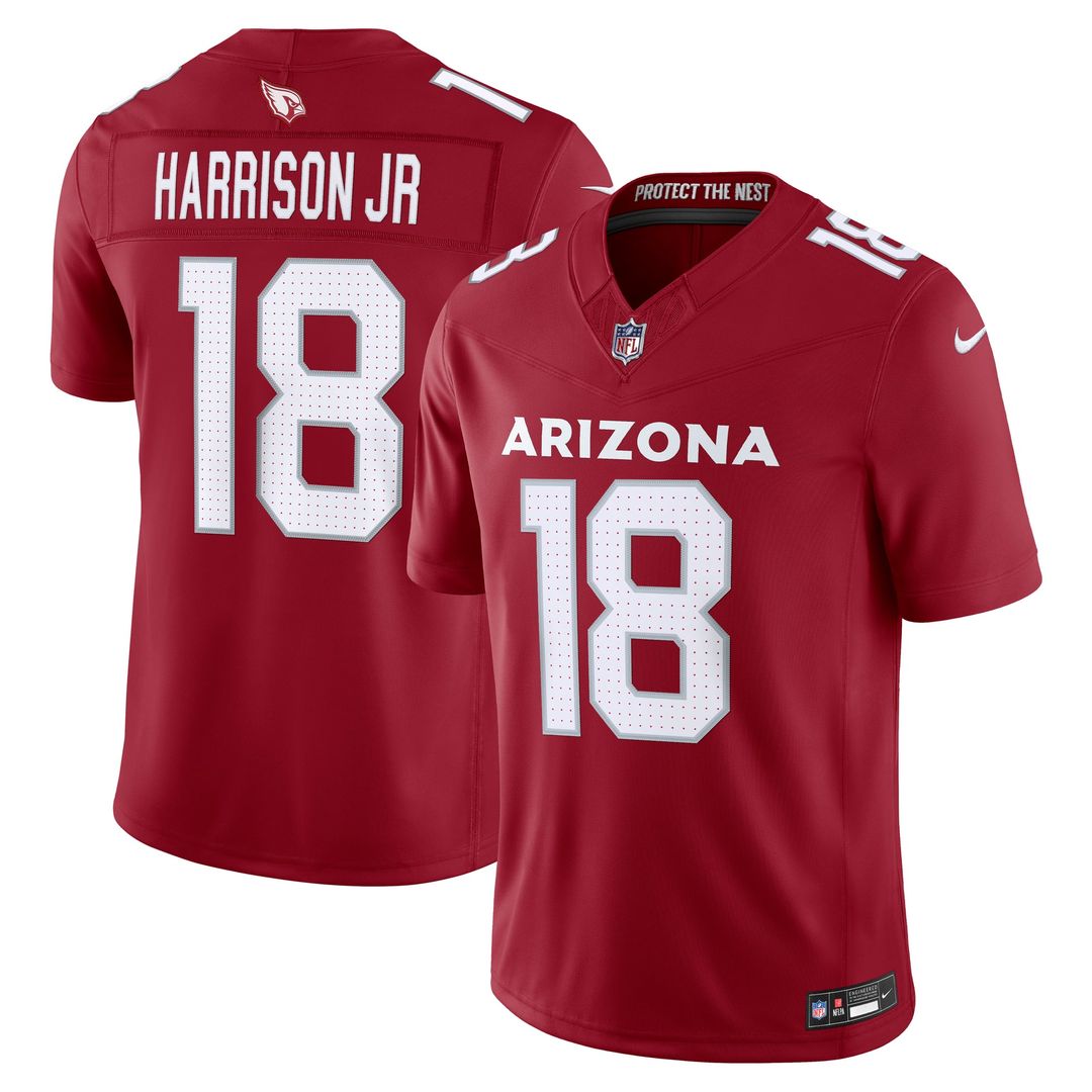 Arizona Cardinals Marvin Harrison Jr. Nike Black Alternate Vapor FUSE Stitched Limited Jersey