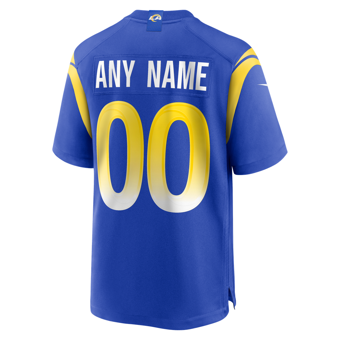 Los Angeles Rams Nike Royal Custom Jersey