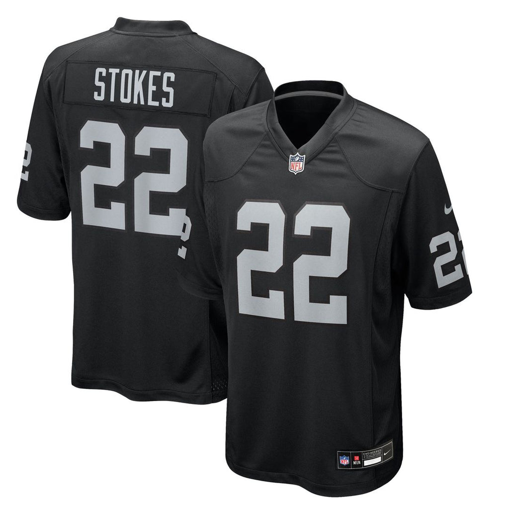 Las Vegas Raiders Eric Stokes Nike Black Game Jersey