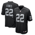 Las Vegas Raiders Eric Stokes Nike Black Game Jersey