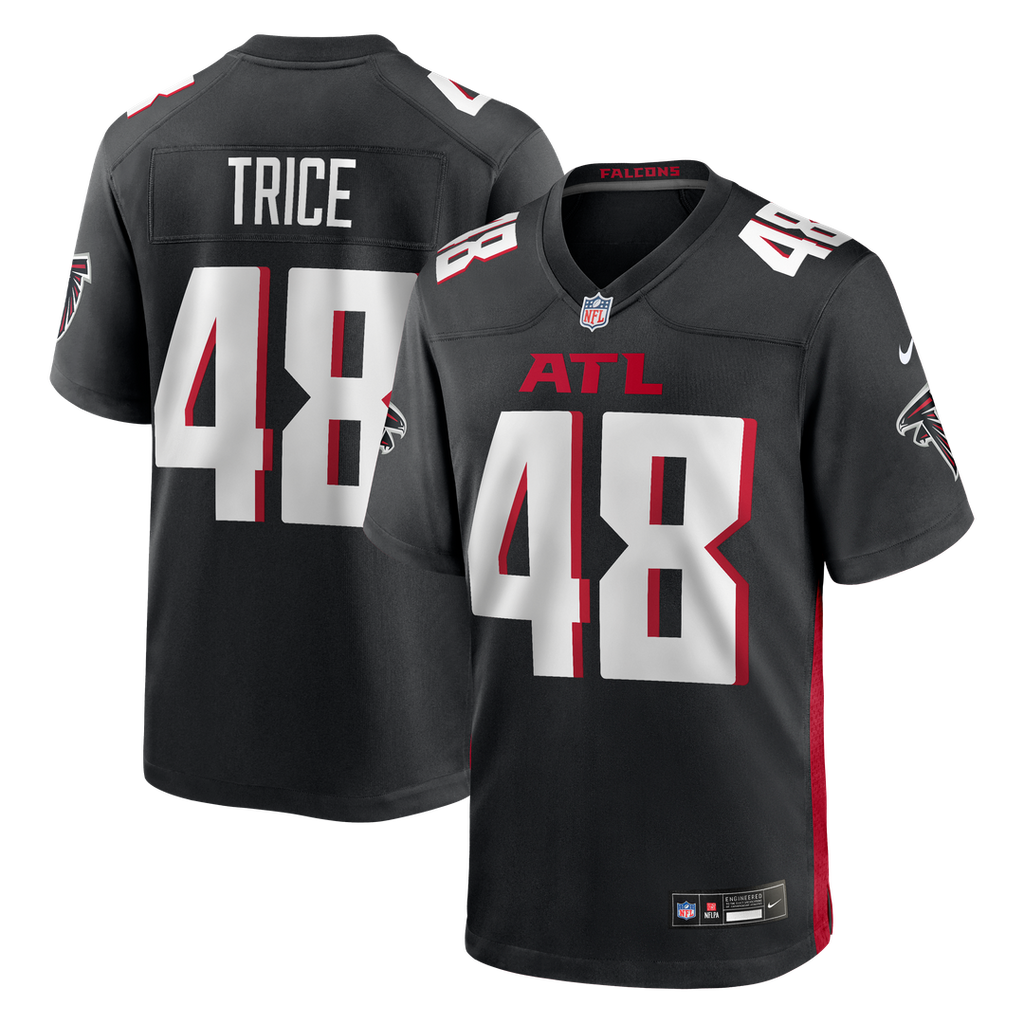 Atlanta Falcons Bralen Trice Nike Black Game Jersey