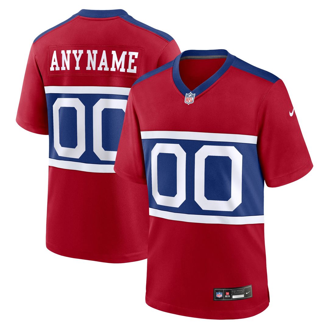 New York Giants Nike Royal Custom Jersey