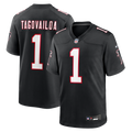 Atlanta Falcons Tua Tagovailoa Nike Black Alternate Game Jersey