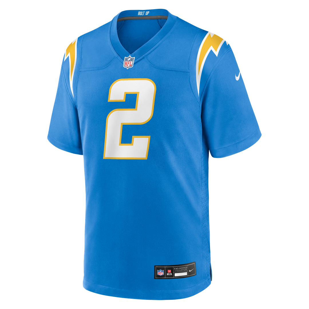 Los Angeles Chargers Elijah Molden Nike Powder Blue Game Jersey