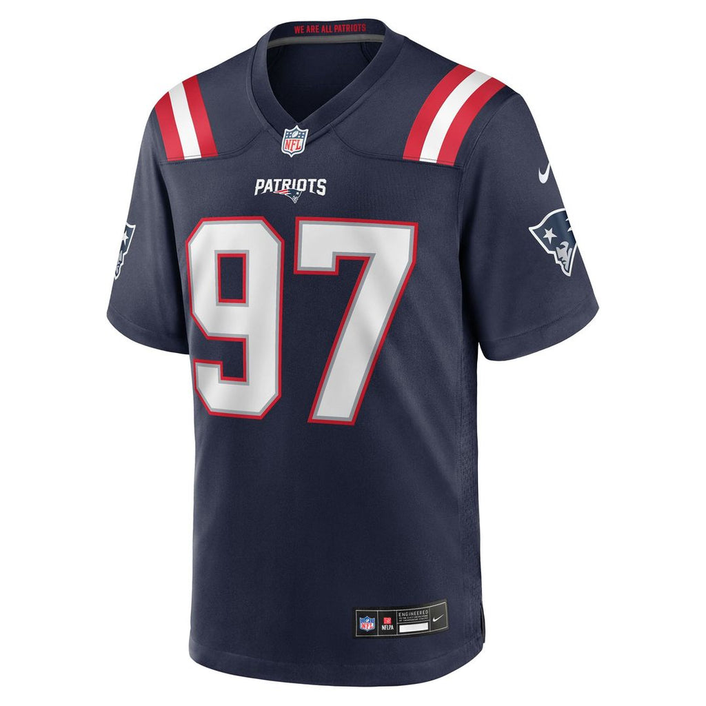 New England Patriots Milton Williams Nike Navy Game Jersey