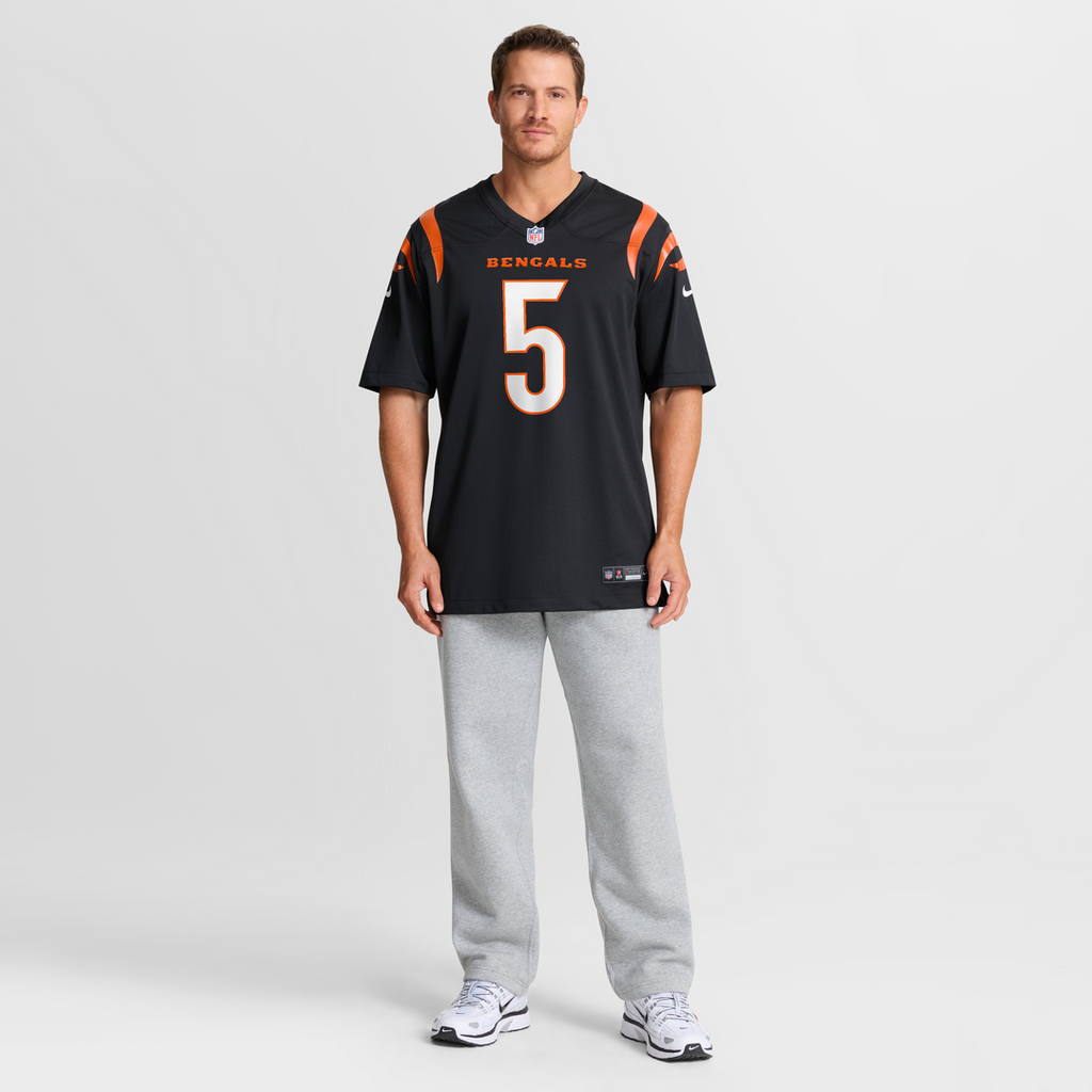 Cincinnati Bengals Tee Higgins Nike Black Game Jersey