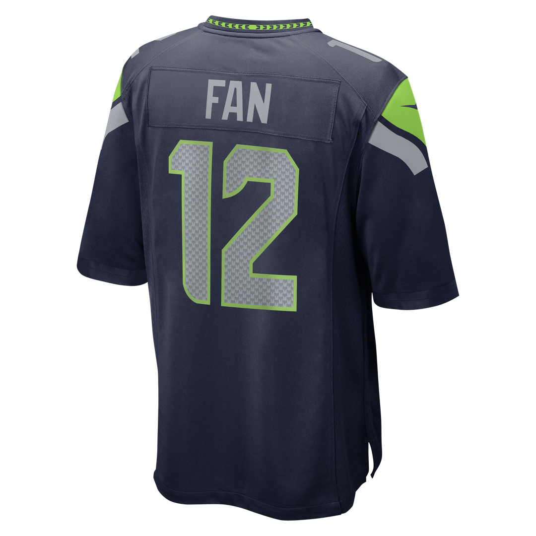 Seattle Seahawks 12s Nike College Navy Game Jersey