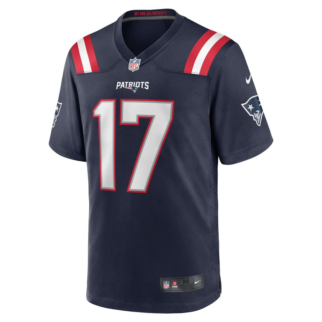 New England Patriots Bryce Baringer Nike Navy Game Jersey