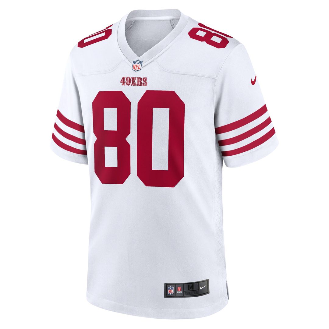 San Francisco 49ers Jerry Rice Nike White Retired Game Jersey