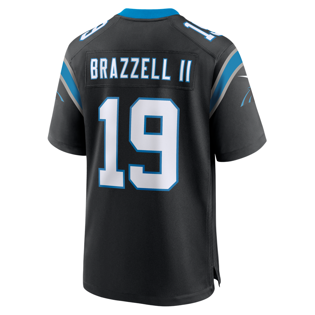 Carolina Panthers Chris Brazzell II Nike Black Game Jersey