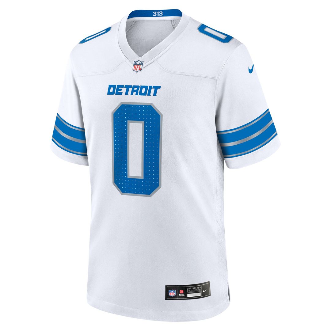 Detroit Lions Jahmyr Gibbs Nike Blue Game Jersey