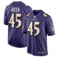 Baltimore Ravens Mike Green Nike Purple Game Jersey
