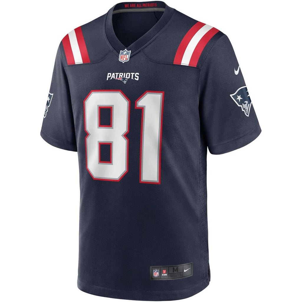 New England Patriots Randy Moss Nike Navy Retired Player Game Jersey