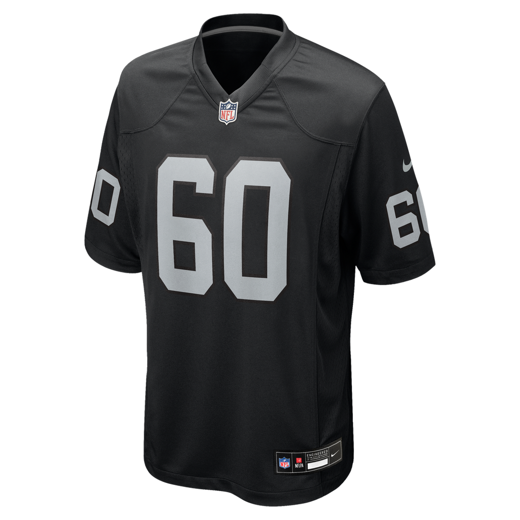 Las Vegas Raiders Charles Grant Nike Black Game Jersey