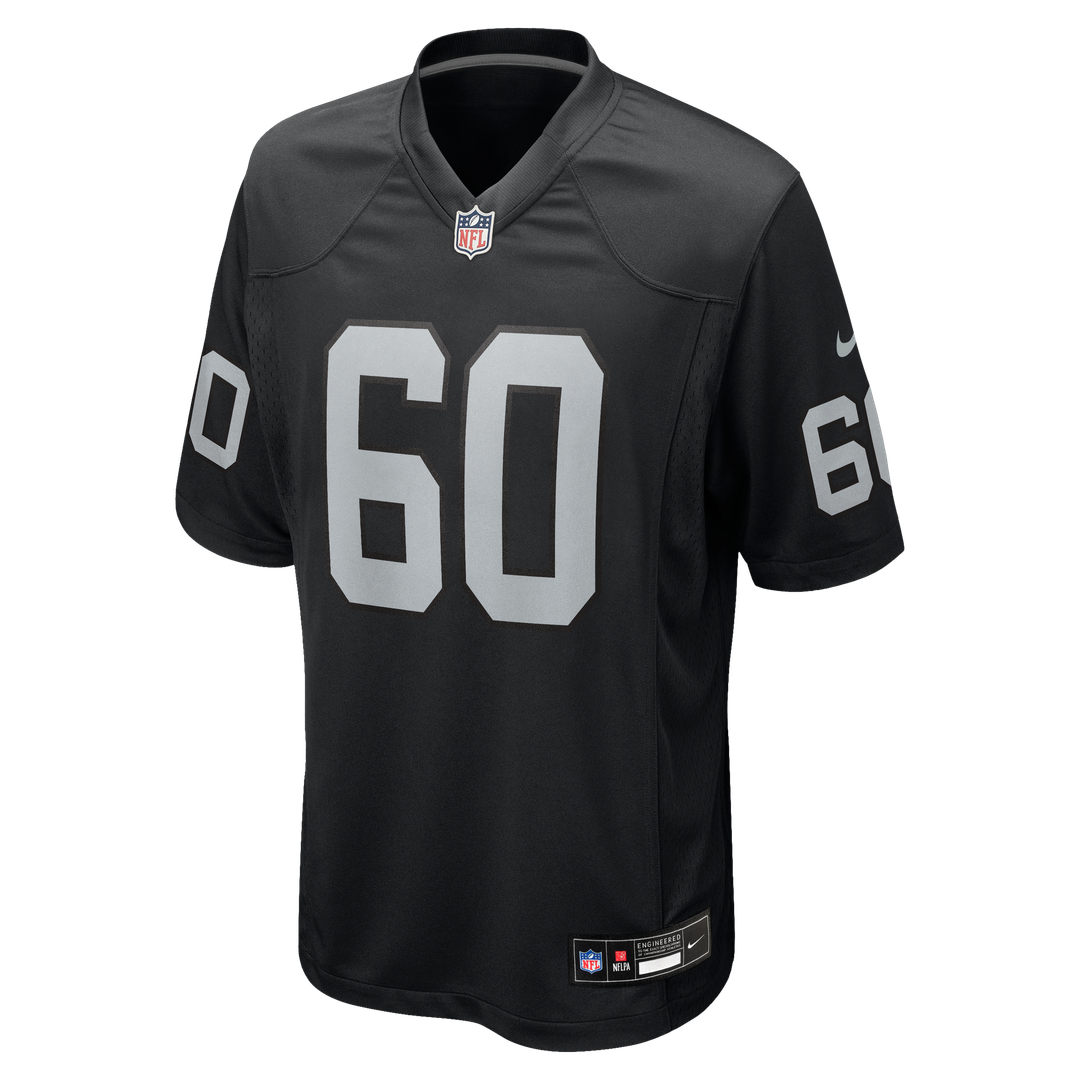 Las Vegas Raiders Charles Grant Nike Black Game Jersey