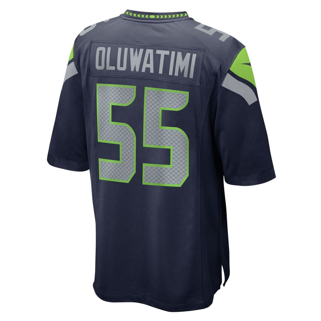 Seattle Seahawks Olu Oluwatimi Nike College Navy Game Jersey