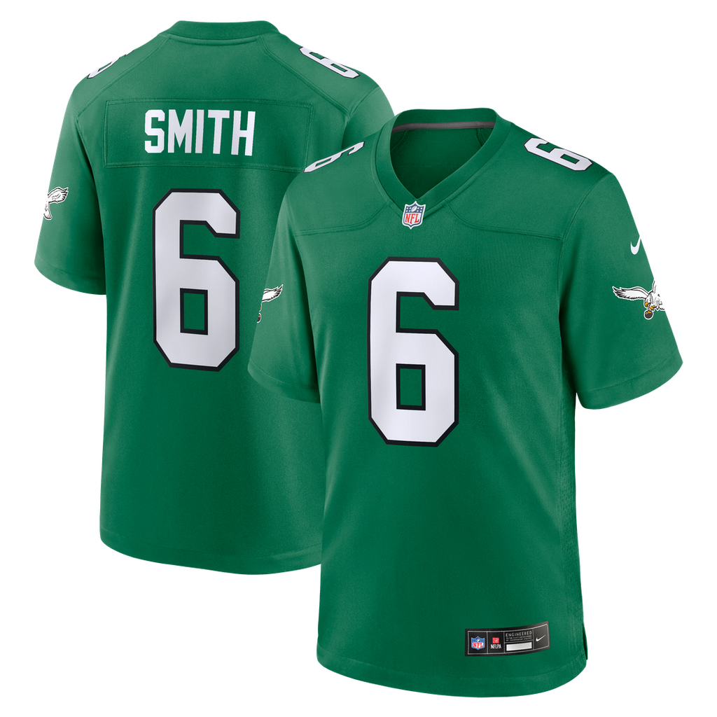 Philadelphia Eagles DeVonta Smith Nike Kelly Green Alternate Game Jersey