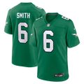 Philadelphia Eagles DeVonta Smith Nike Kelly Green Alternate Game Jersey