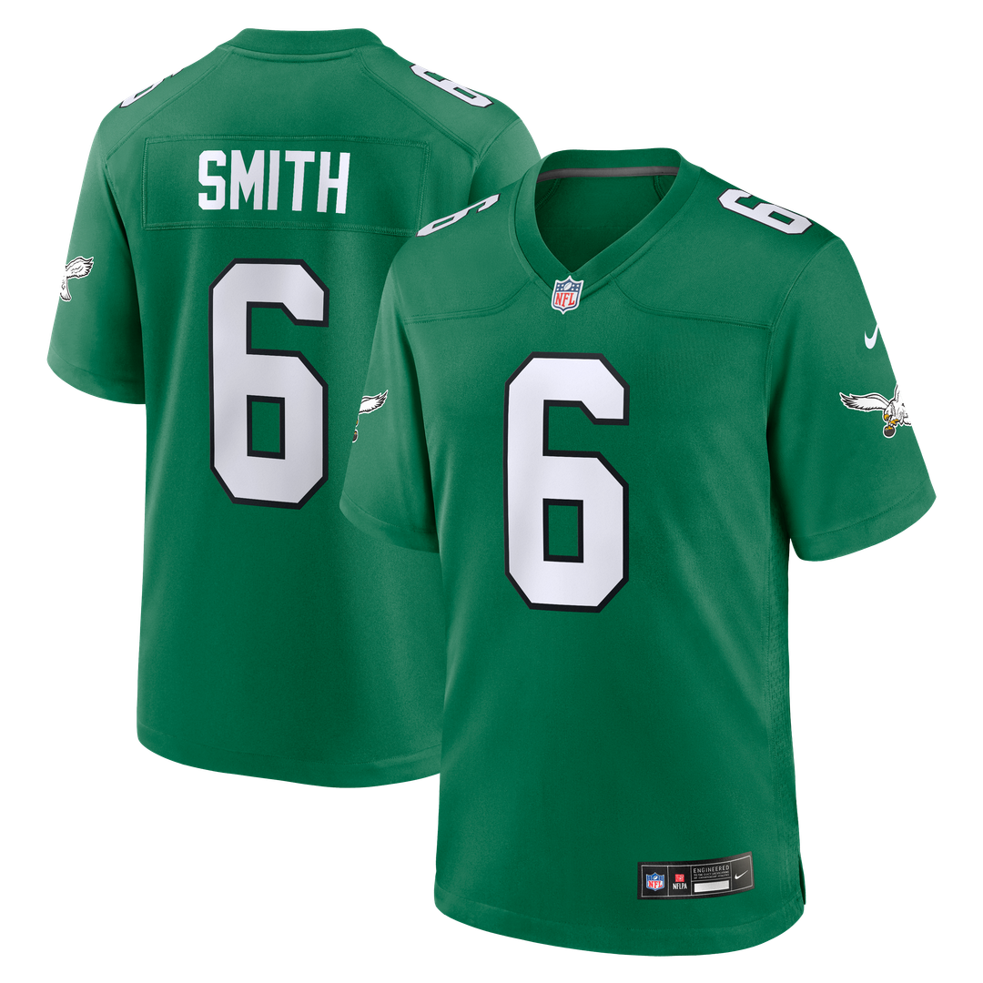 Philadelphia Eagles DeVonta Smith Nike Kelly Green Alternate Game Jersey