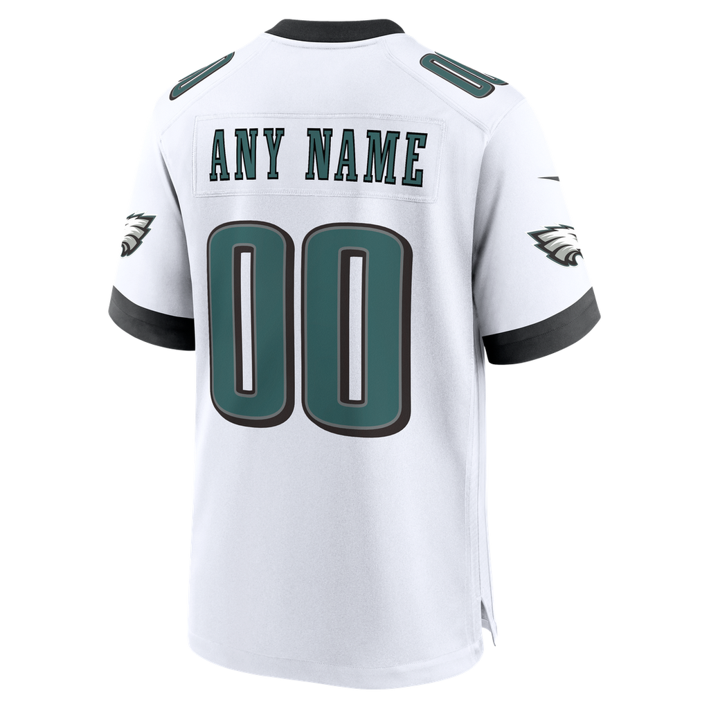 Philadelphia Eagles Nike Black Alternate Custom Jersey