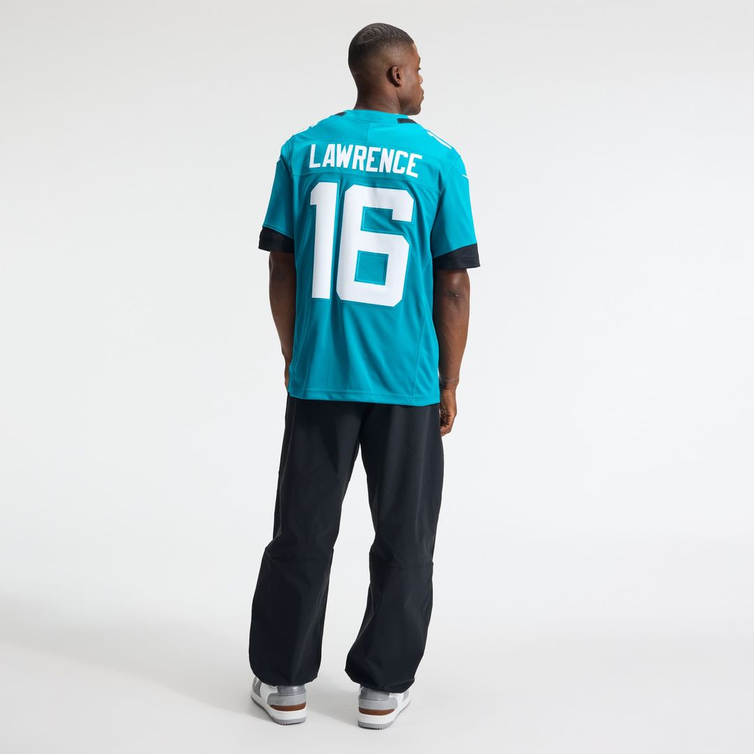 Jacksonville Jaguars Trevor Lawrence Nike Teal Team Vapor FUSE Stitched Limited Jersey