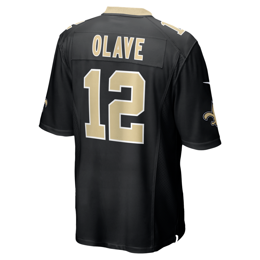 New Orleans Saints Chris Olave Nike Black Game Jersey