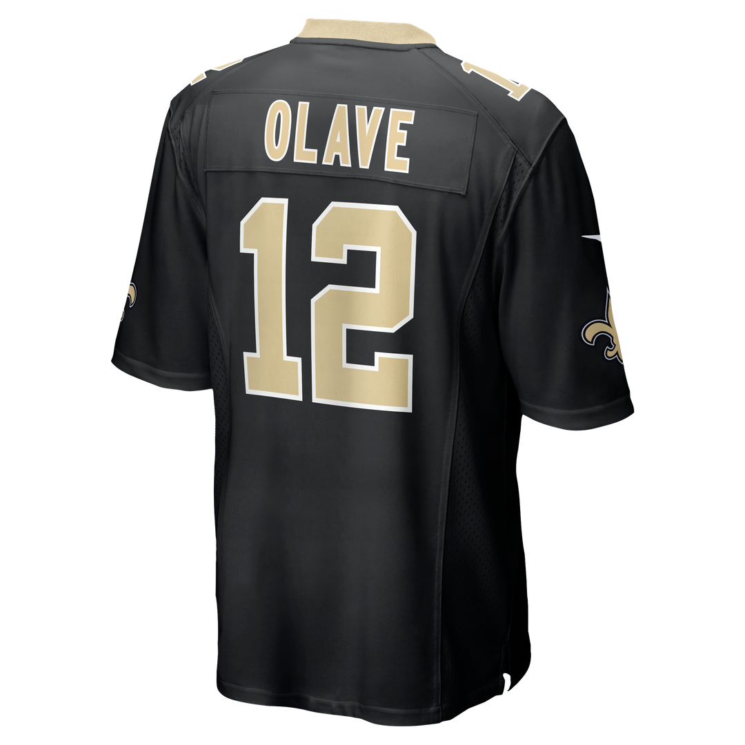 New Orleans Saints Chris Olave Nike Black Game Jersey