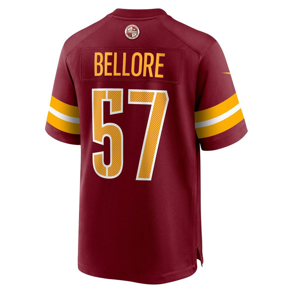Washington Commanders Nick Bellore Nike Burgundy Game Jersey