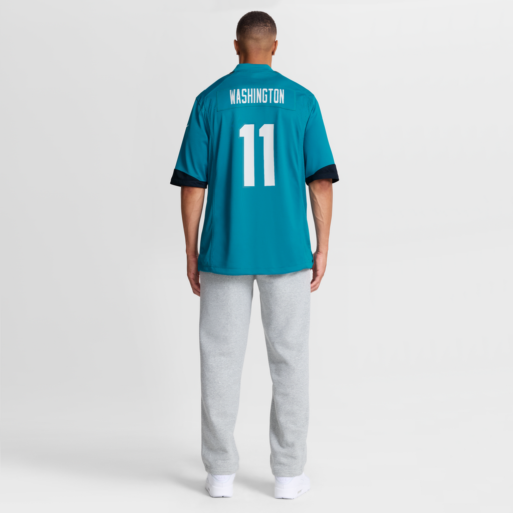 Jacksonville Jaguars Parker Washington Nike Teal Game Jersey